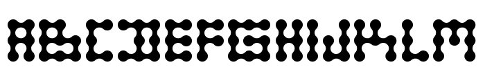 Metaballs Regular Font UPPERCASE
