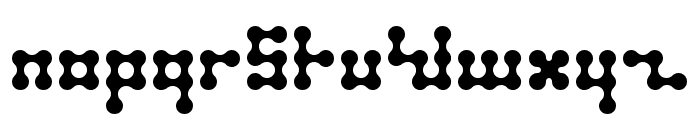 Metaballs Regular Font LOWERCASE