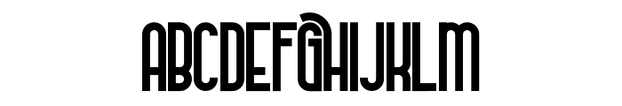 Metria Street   Black Font LOWERCASE