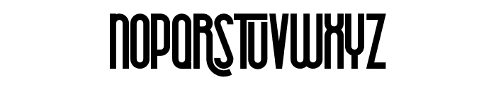 Metria Street   Black Font LOWERCASE