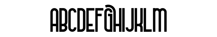 Metria Street   Bold Font LOWERCASE