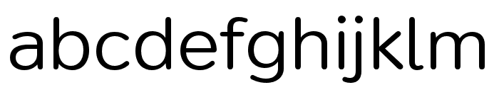 Midori Regular Font LOWERCASE