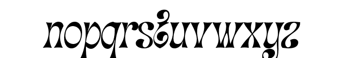 Migaela Oblique Font LOWERCASE