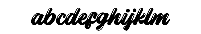 Milk Peach Font LOWERCASE