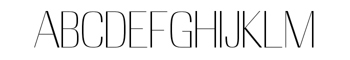 Minimum   Light Font UPPERCASE