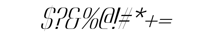 Minimum   Regular Italic Font OTHER CHARS