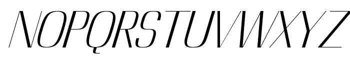 Minimum   Regular Italic Font UPPERCASE