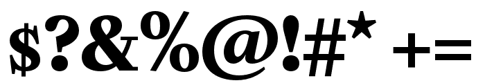 Minipax Bold Font OTHER CHARS