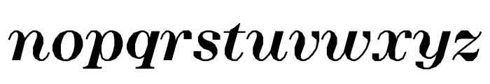 Minotaur Bold Italic Font LOWERCASE