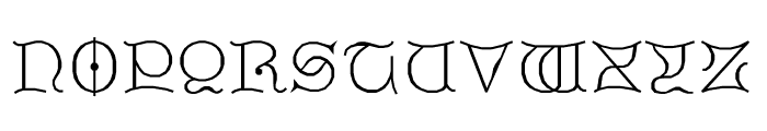 Minotaur Lombardic Light Font UPPERCASE