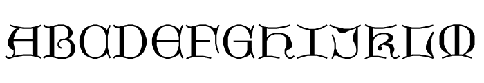 Minotaur Lombardic Regular Font UPPERCASE