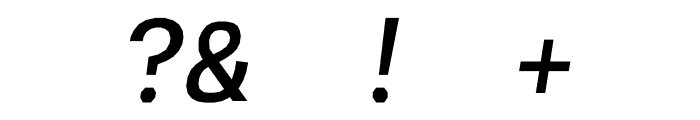 Minotaur Sans Light Italic Font OTHER CHARS