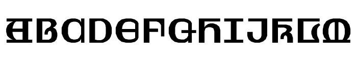 Minotaur Sans Lombardic Regular Font UPPERCASE