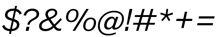 MintGrotesk Italic Font OTHER CHARS