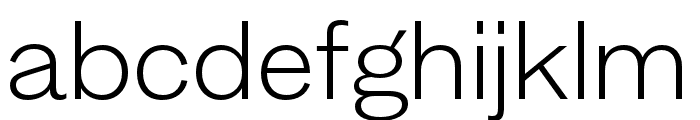 MintGrotesk Light Font LOWERCASE