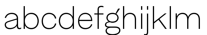 MintGrotesk Thin Font LOWERCASE