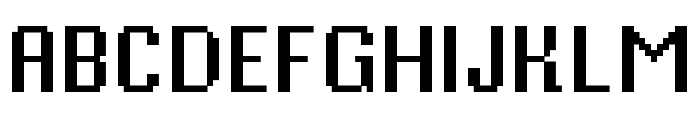 Mister Pixel Regular Font UPPERCASE