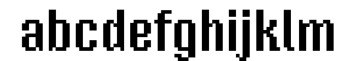 Mister Pixel Regular Font LOWERCASE