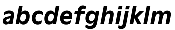 Moderne Bold Italic Font LOWERCASE