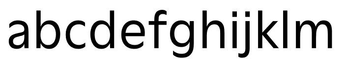 Moderne Regular Font LOWERCASE