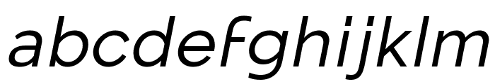 Mollen RegularItalic Font LOWERCASE