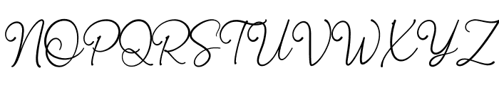 MollinaSignature Font UPPERCASE