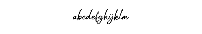 MollinaSignature Font LOWERCASE