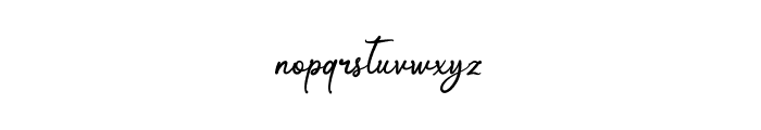 MollinaSignature Font LOWERCASE