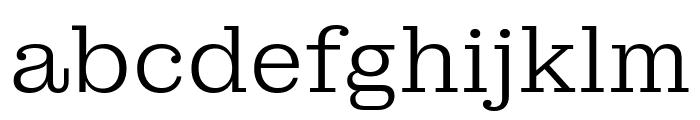 MontaguSlab16pt Light Font LOWERCASE