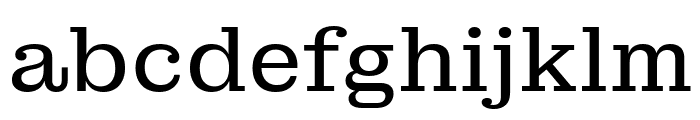 MontaguSlab16pt Regular Font LOWERCASE