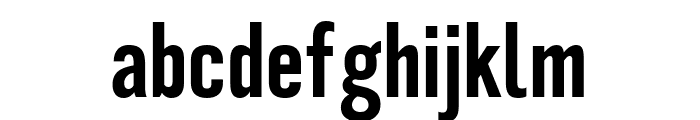Montefiore Condensed Bold Font LOWERCASE