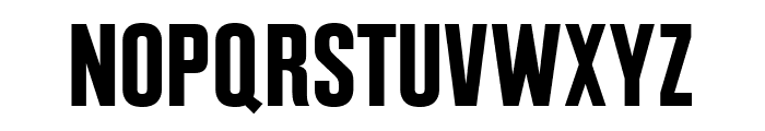 Montefiore Condensed Extrabold Font UPPERCASE