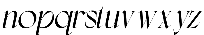 Montgrove   Italic Font LOWERCASE