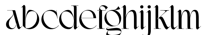 Montgrove Font LOWERCASE