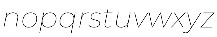 Montserrat Italic Font LOWERCASE