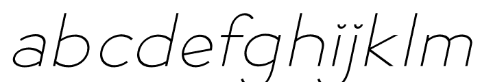 Mores   Italic Font LOWERCASE