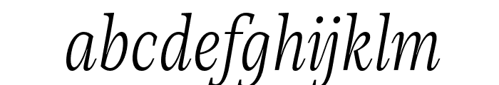 Mountella   Extra Light Italic Font LOWERCASE