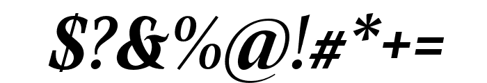 Mountella   Semibold Italic Font OTHER CHARS