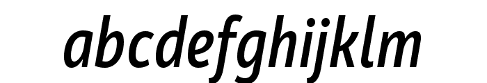 Mozer SemiBold Italic Font LOWERCASE