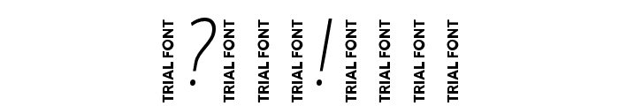 Mozer Trial LightItalic Font OTHER CHARS