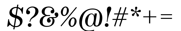 Mule Italic Font OTHER CHARS