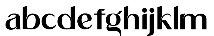 Mulegh Font LOWERCASE