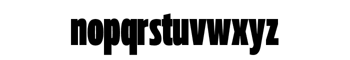 MullerNextExtraCondTrial Heavy Font LOWERCASE