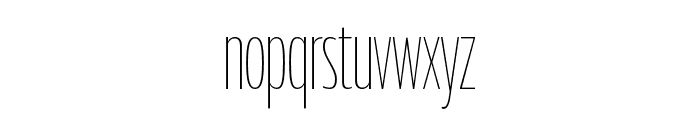 MullerNextExtraCondTrial Thin Font LOWERCASE