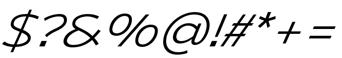 Naoko Light Italic Font OTHER CHARS