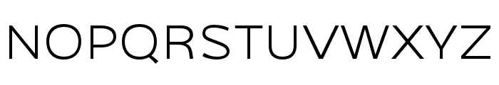 Naoko Light Font UPPERCASE