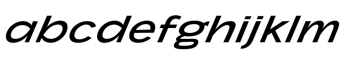 Naoko Regular Italic Font LOWERCASE