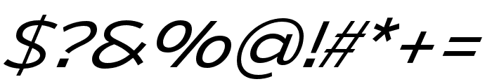 Naoko Semilight Italic Font OTHER CHARS