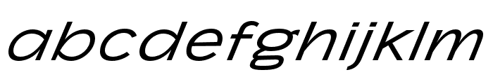 Naoko Semilight Italic Font LOWERCASE