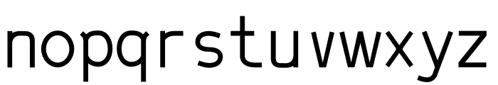 Narita Monospace Font LOWERCASE